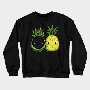 Cute Avocado and Pinapple Crewneck Sweatshirt